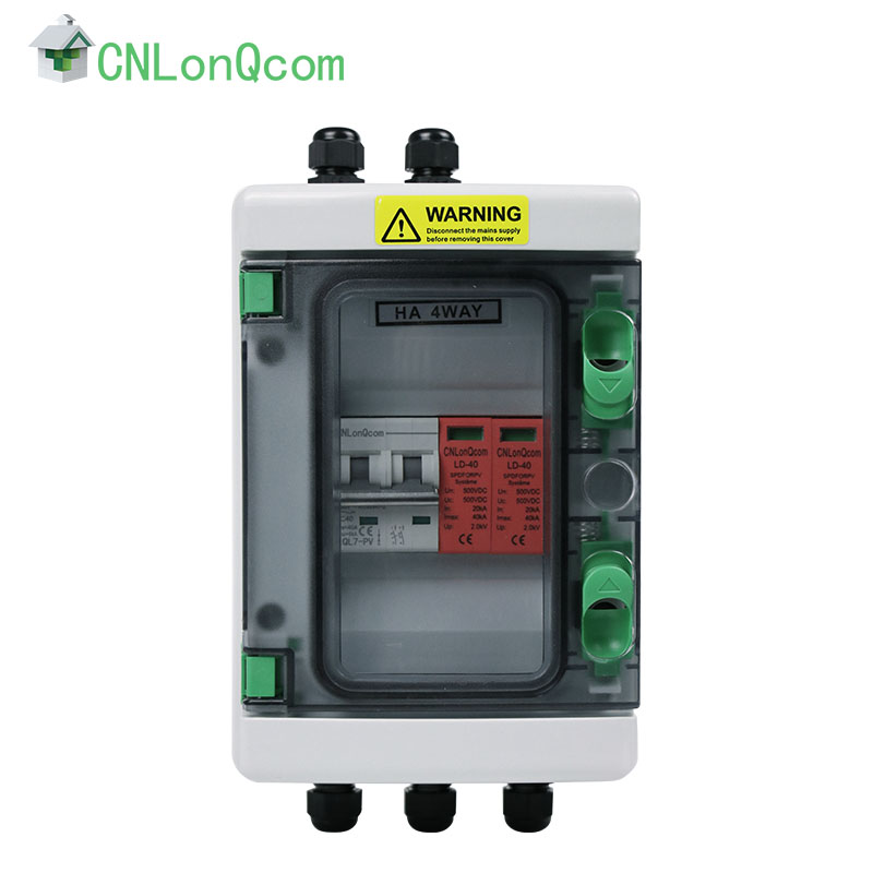 Plastic DC combiner box LQX-HA-4