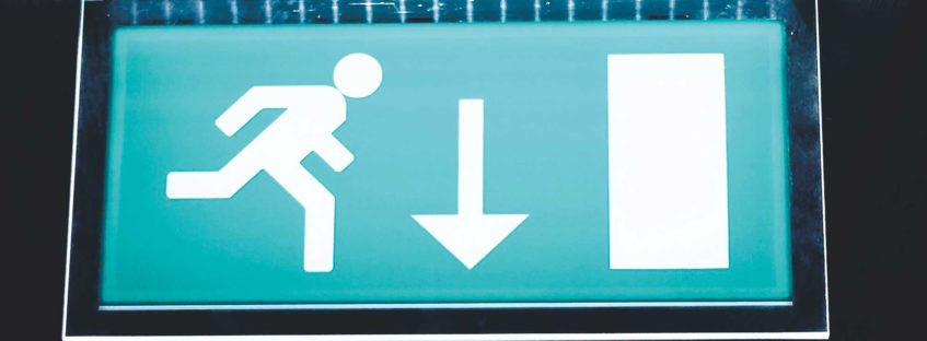 emergency light sign